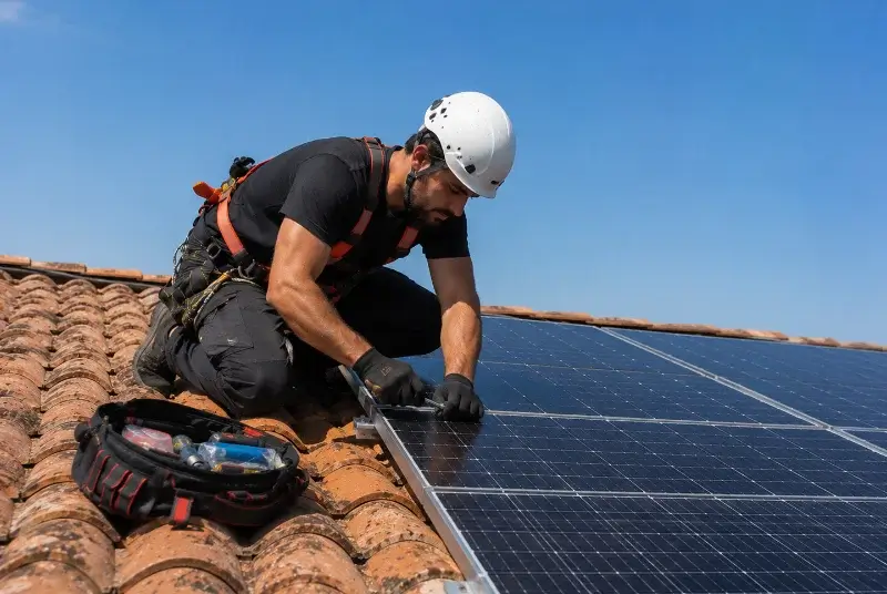 Maintenance et monitoring de panneaux solaires à Reffannes